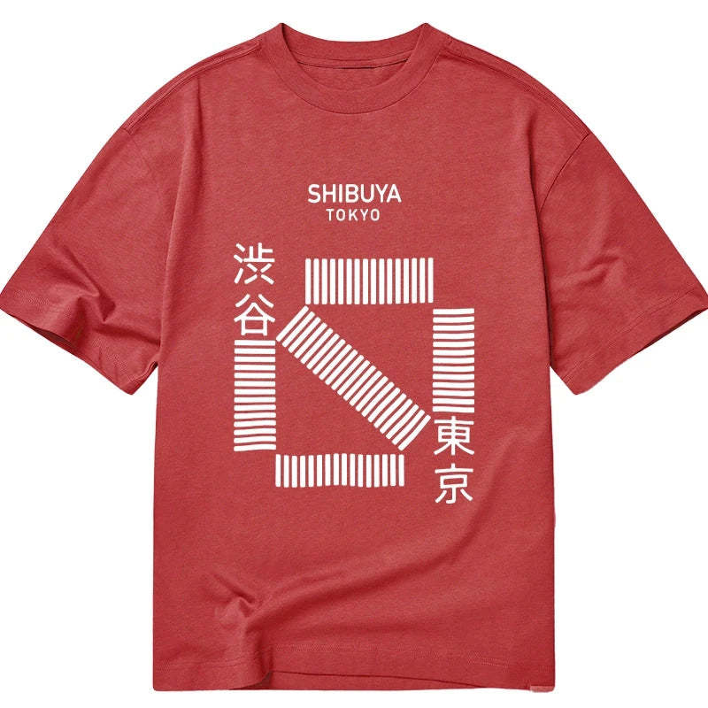 Tokyo-Tiger Japanese Shibuya Crossing Classic T-Shirt