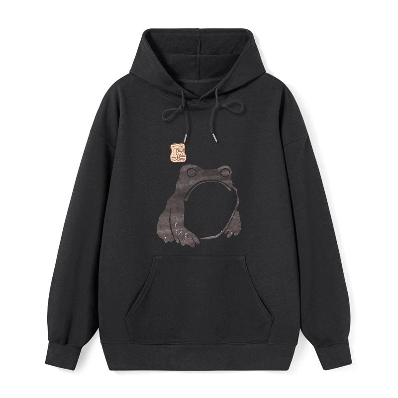 Tokyo-Tiger Matsumoto Hoji Woodblock Print Frog Classic Hoodie