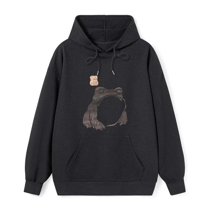 Tokyo-Tiger Matsumoto Hoji Woodblock Print Frog Classic Hoodie