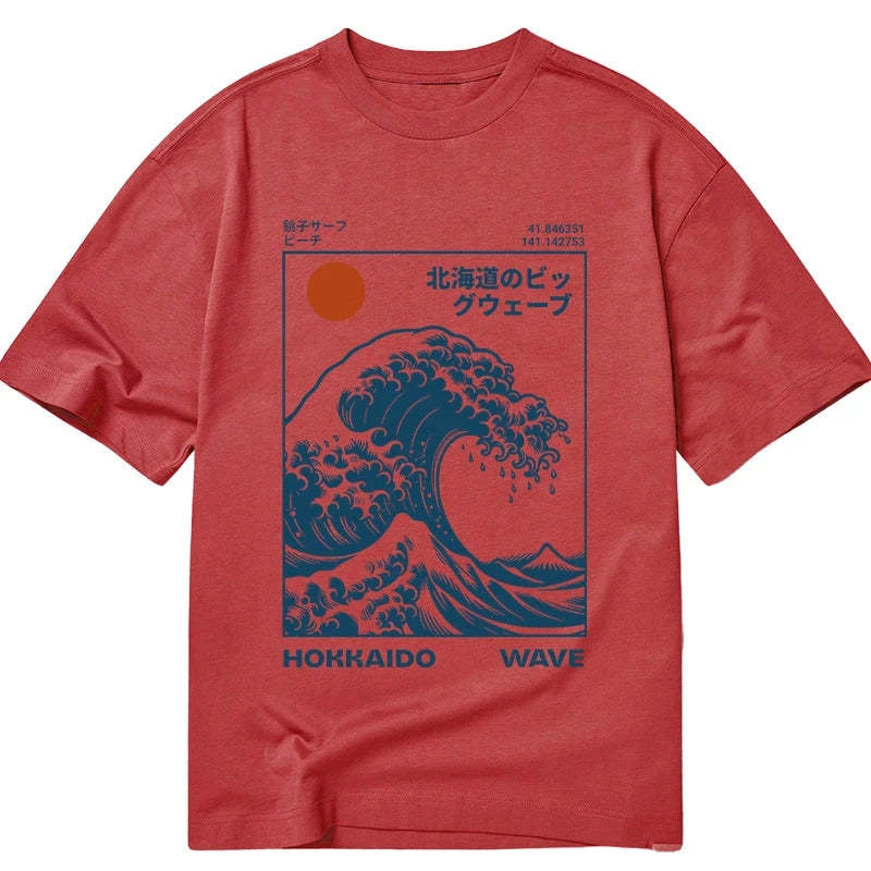 Tokyo-Tiger Hokkaido Wave Japan Classic T-Shirt