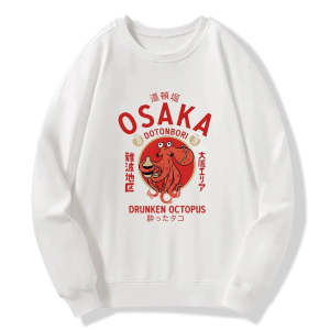 Image of Tokyo-Tiger Drunken Octopus Japan Sweatshirt