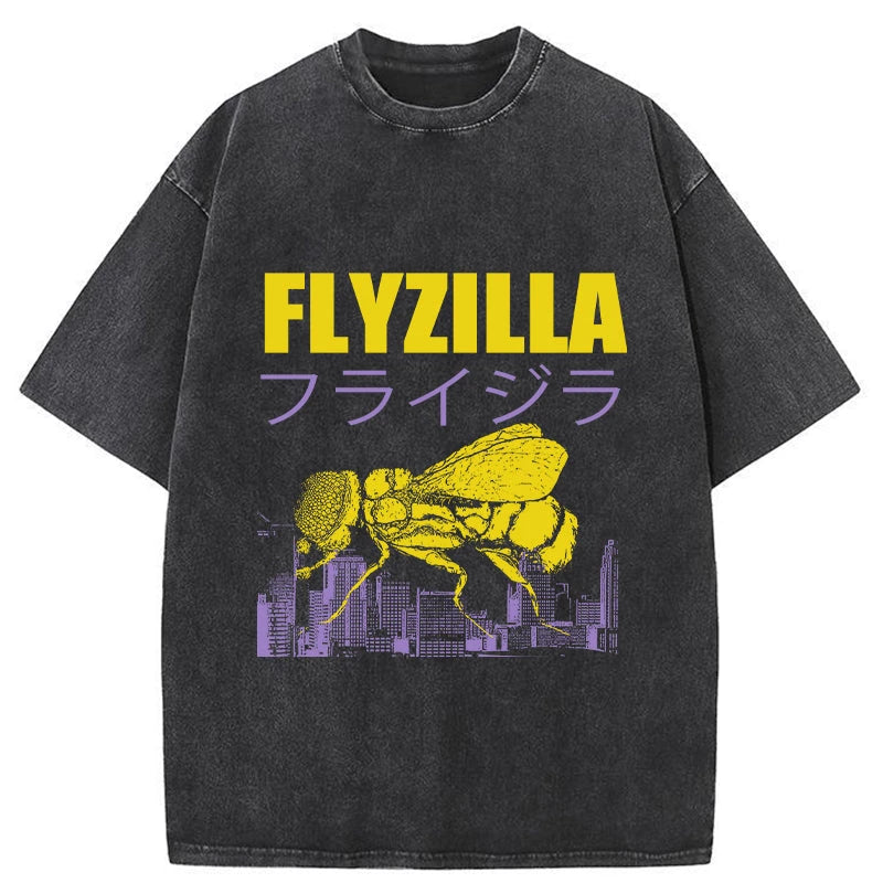 Tokyo-Tiger Giant Fly Japanese Washed T-Shirt