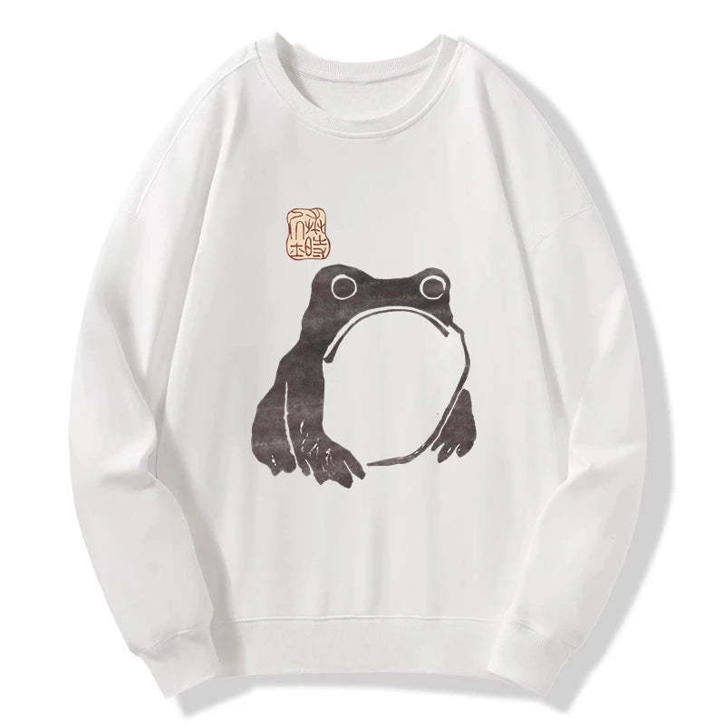 Tokyo-Tiger Matsumoto Hoji woodblock print frog Sweatshirt Sale