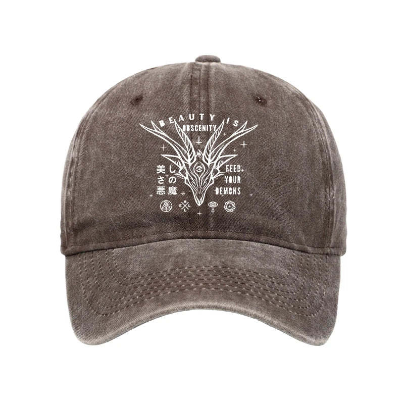 Tokyo-Tiger Beautiful Devil Japanese Washed Cap