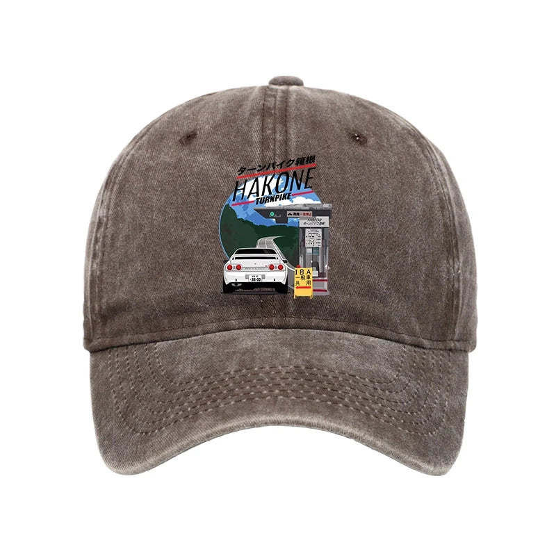 Tokyo-Tiger Hakone Nissan Skyline R32 JDM Washed Cap Sale