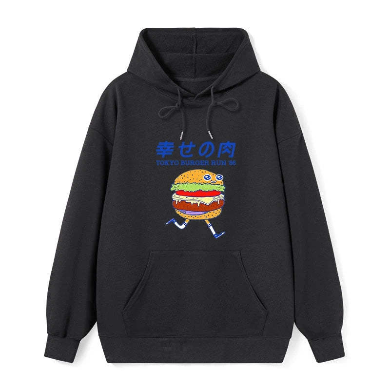Tokyo-Tiger Tokyo Burger Run Japanese Classic Hoodie