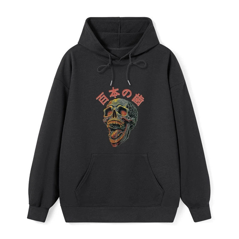 Tokyo-Tiger Terrifying And Disgusting Skull Classic Hoodie