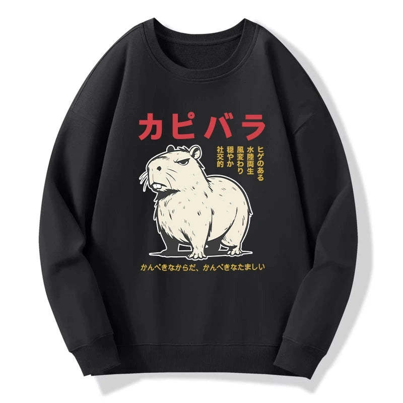 Tokyo-Tiger Angry Capybara Japan Sweatshirt Sale