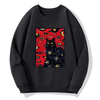 Tokyo-Tiger Mysterious Cat Sweatshirt