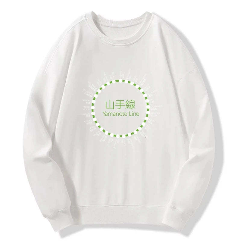 Tokyo-Tiger Yamanote Line Stations Circle Sweatshirt
