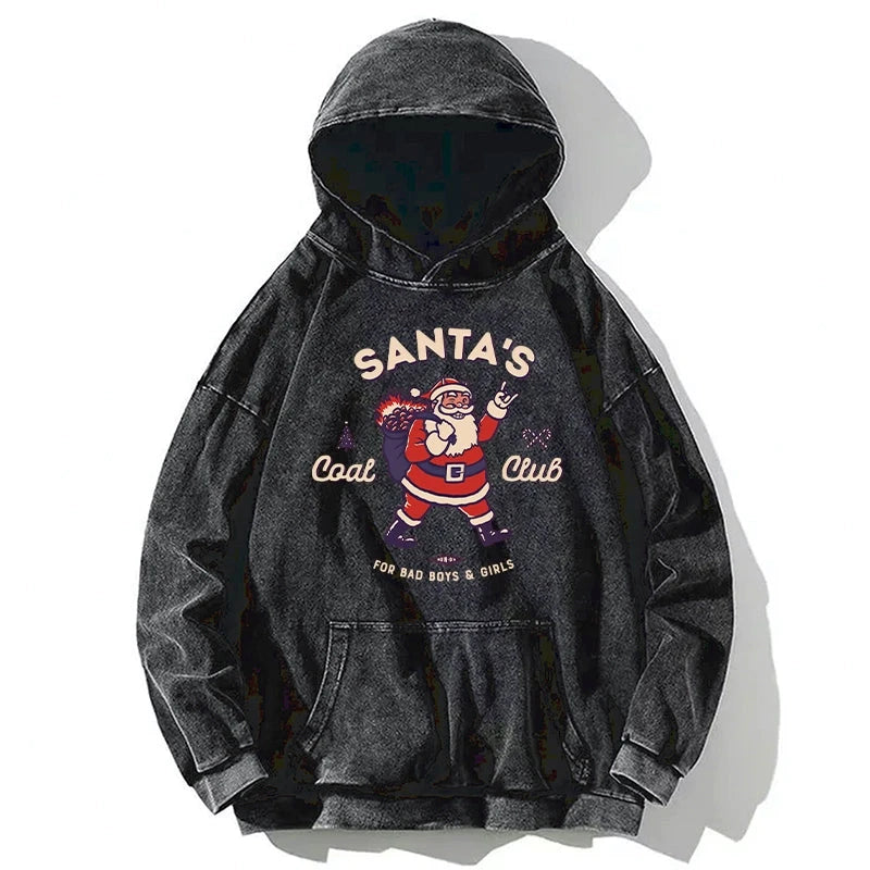 Tokyo-Tiger Santa's Coal Club Japan Washed Hoodie