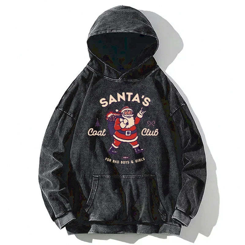 Tokyo-Tiger Santa's Coal Club Japan Washed Hoodie
