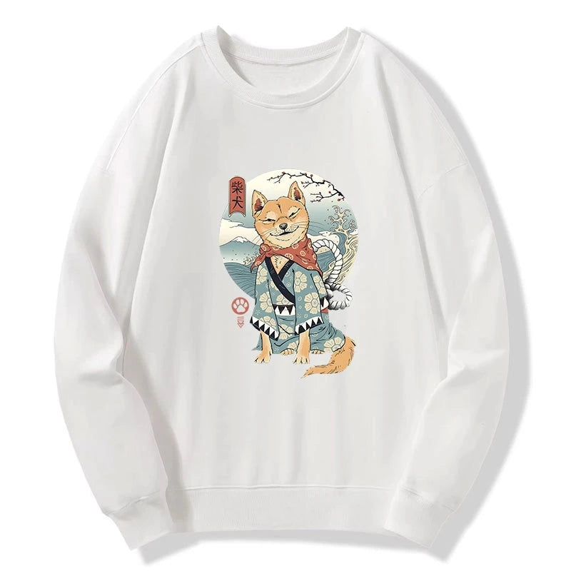 Tokyo-Tiger Samurai Shiba Dog Japanese Sweatshirt Sale