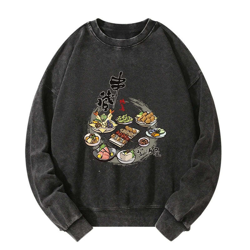 Tokyo-Tiger Lzakaya Japan Washed Sweatshirt