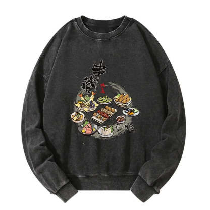 Tokyo-Tiger Lzakaya Japan Washed Sweatshirt