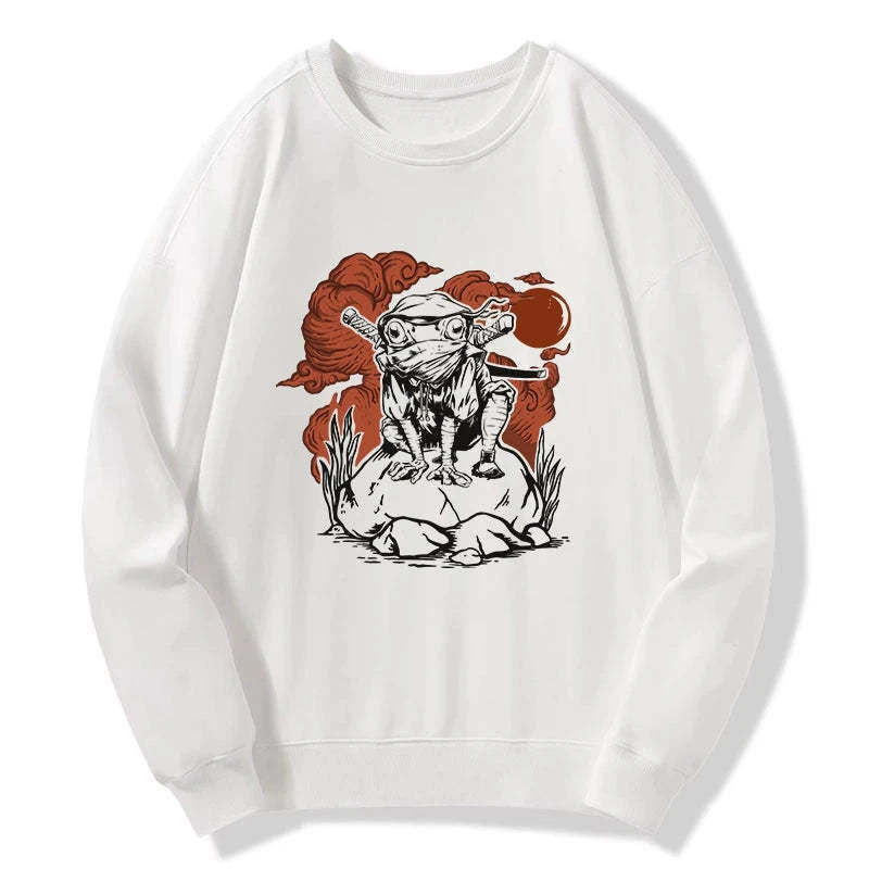 Tokyo-Tiger Ninja Frog Japanese Sweatshirt