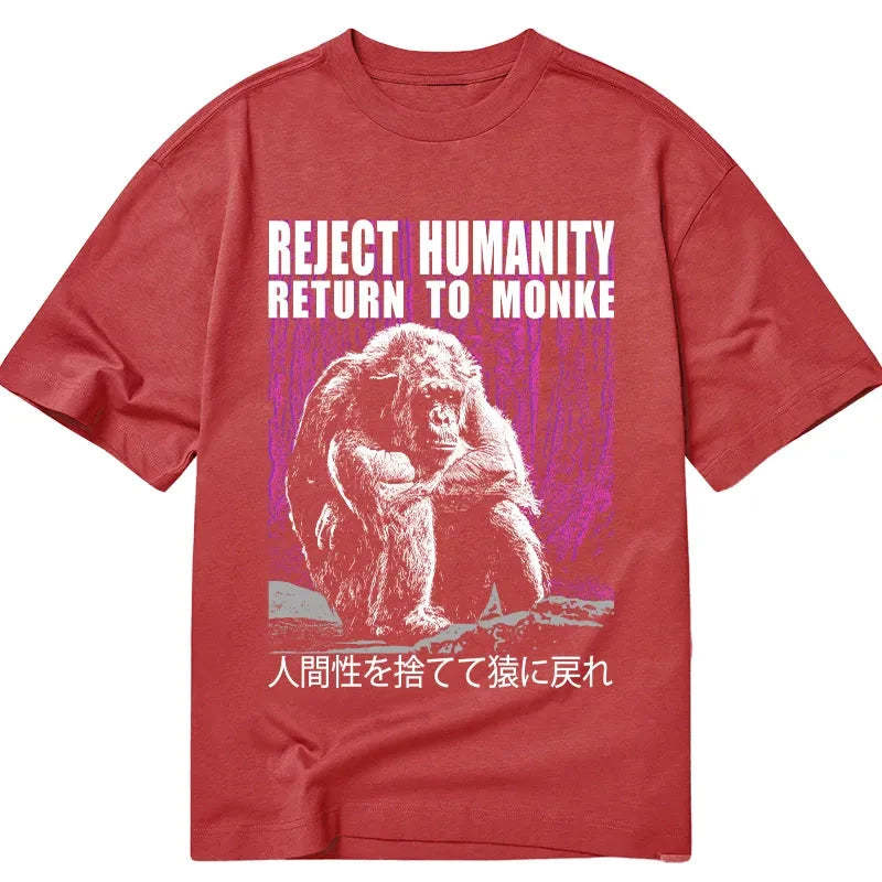 Tokyo-Tiger Reject Humanity Return To Monkey Classic T-Shirt