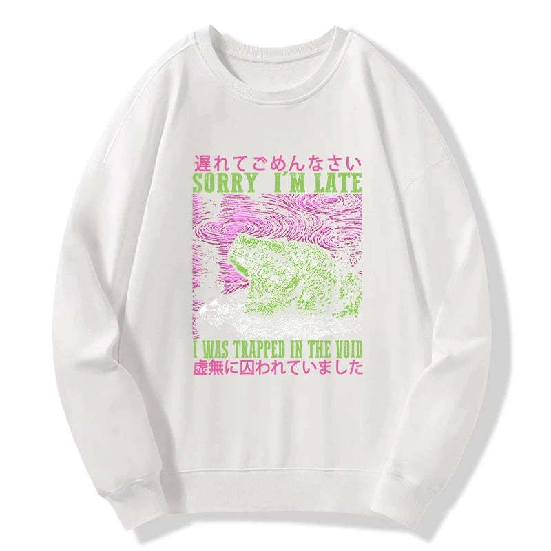 Tokyo-Tiger A Frog In Distress Japanese Sweatshirt-tokyo-tiger