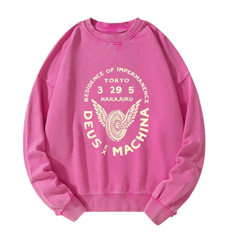 Tokyo-Tiger Deus Ex Machina Tokyo Washed Sweatshirt