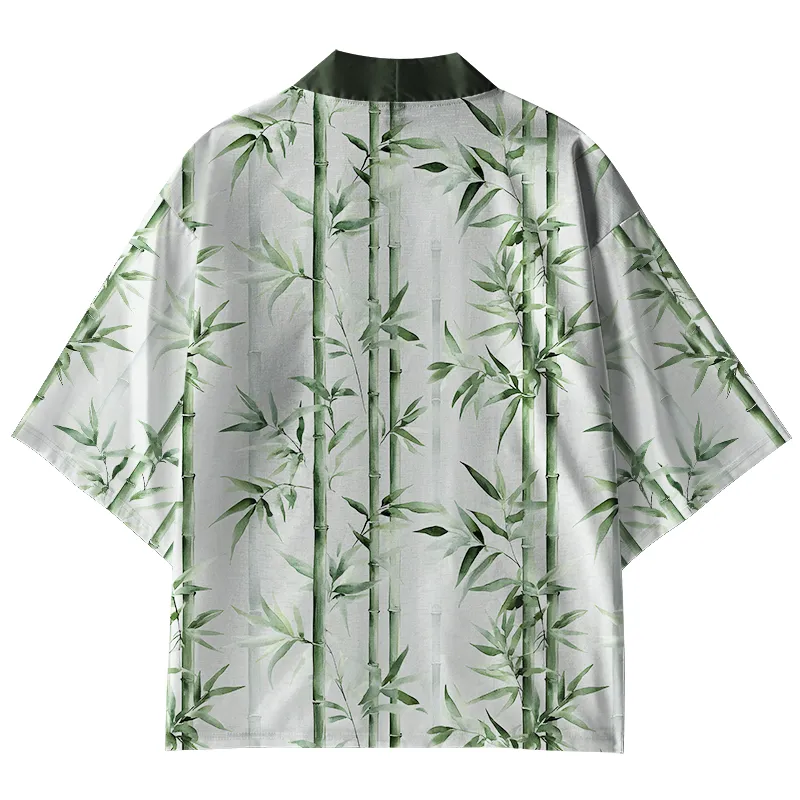 Tokyo-Tiger Zen Bamboo Grove Kimono Cardigan