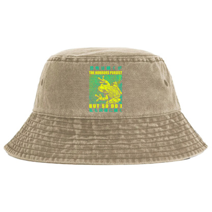 Tokyo-Tiger The Horrors Persist Frog Washed Bucket Hat