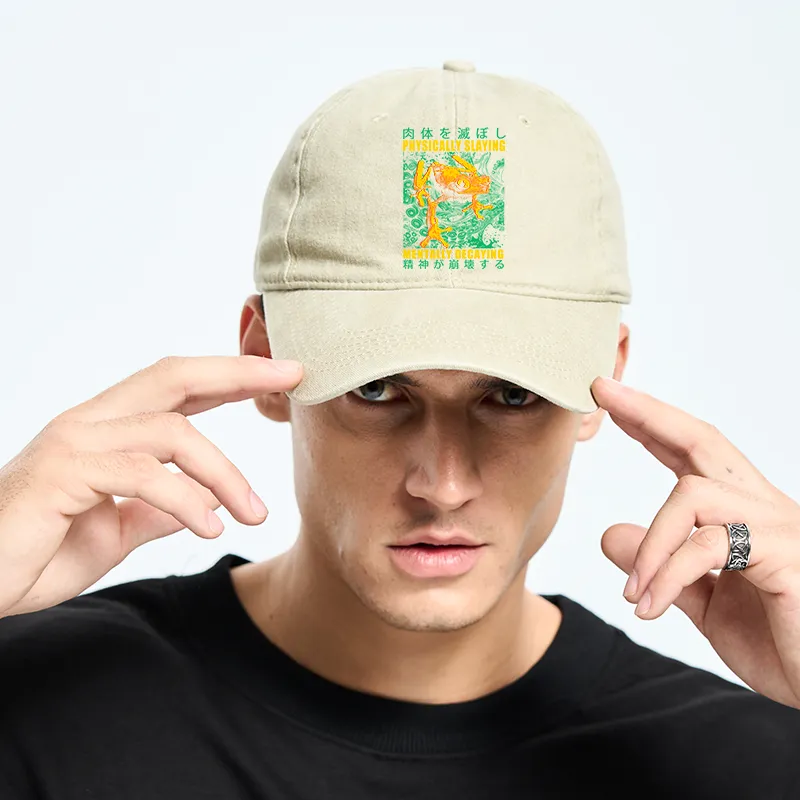 Tokyo-Tiger Physically Slaying Mentally Decaying Washed Cap