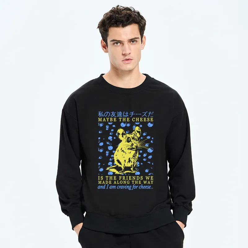 Tokyo-Tiger My Friend Is Cheese Sweatshirt