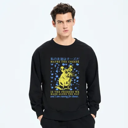 Tokyo-Tiger My Friend Is Cheese Sweatshirt