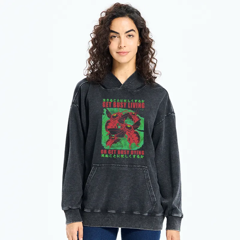 Tokyo-Tiger Busy Bee Japanese Washed Hoodie