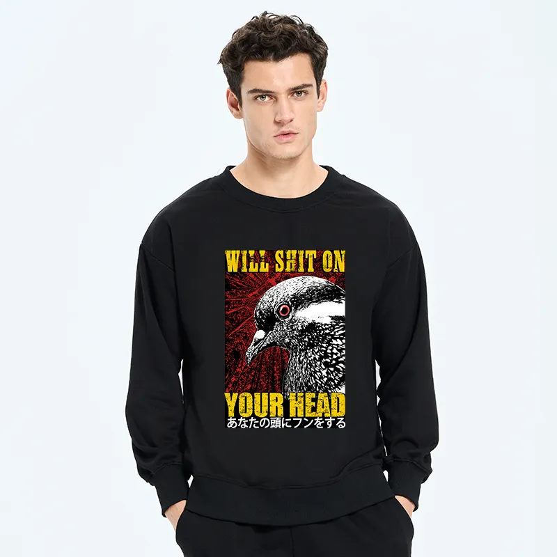 Tokyo-Tiger Pigeon Will Shit On Your Head Sweatshirt