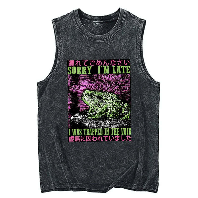 Tokyo-Tiger Frogs Trapped In The Void Washed Tank Sale