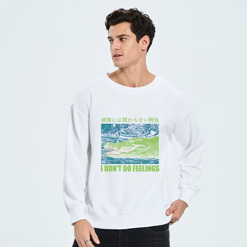 Tokyo-Tiger An Emotionless Crocodile Sweatshirt