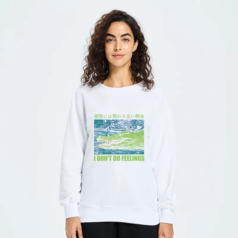 Tokyo-Tiger An Emotionless Crocodile Sweatshirt