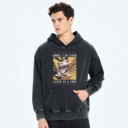 Tokyo-Tiger The Tragic Frog Japanese Washed Hoodie