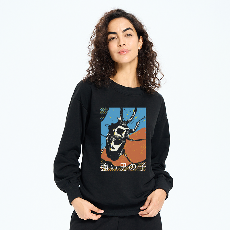 Tokyo-Tiger Strong Beetle Japanese Sweatshirt