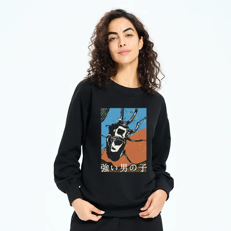 Tokyo-Tiger Strong Beetle Japanese Sweatshirt