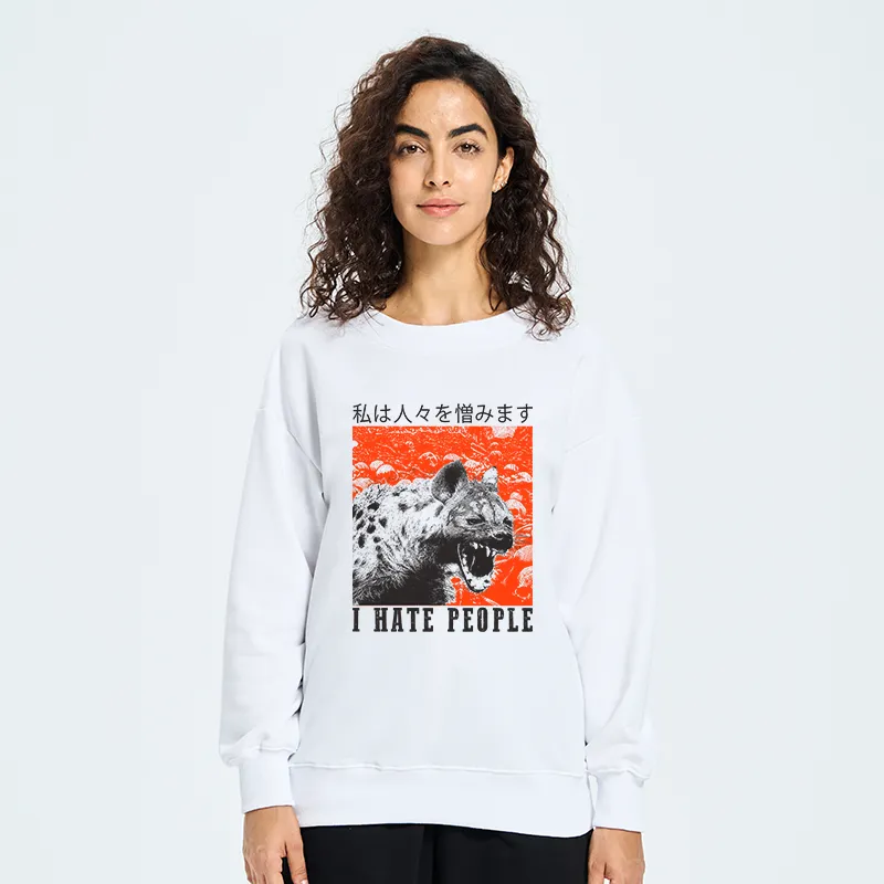 Tokyo-Tiger A Hyena That Hates Humans Sweatshirt
