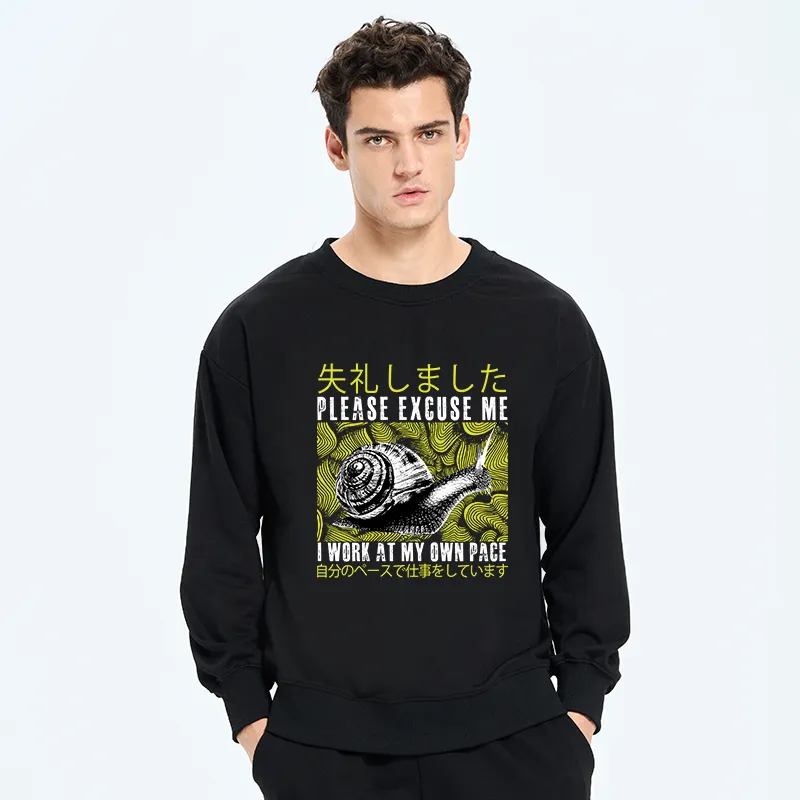 Tokyo-Tiger Snails That Work According To Their Own Rules Sweatshirt