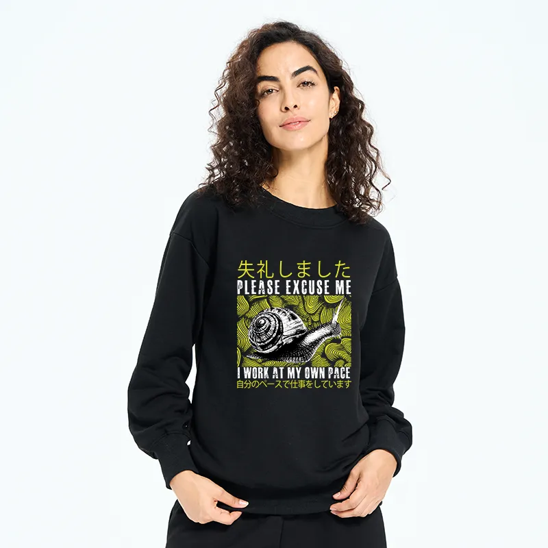 Tokyo-Tiger Snails That Work According To Their Own Rules Sweatshirt