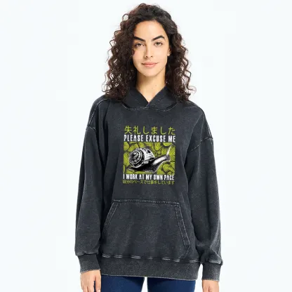Tokyo-Tiger Snails That Work According To Their Own Rules Washed Hoodie