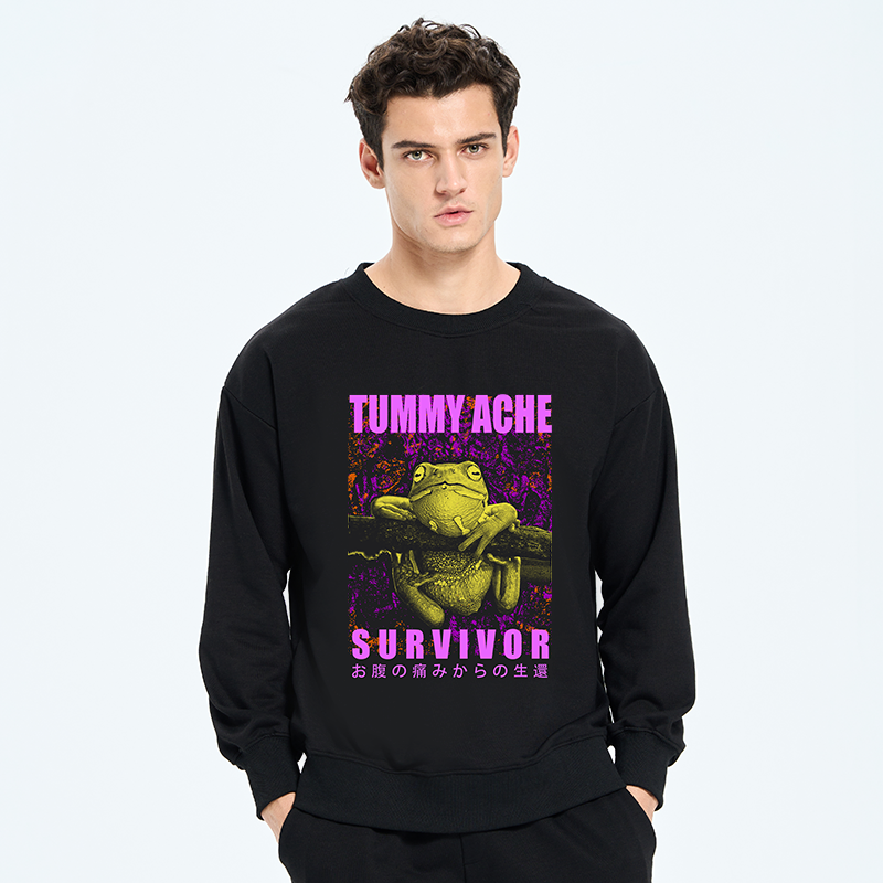 Tokyo-Tiger A Frog With Stomachache Sweatshirt