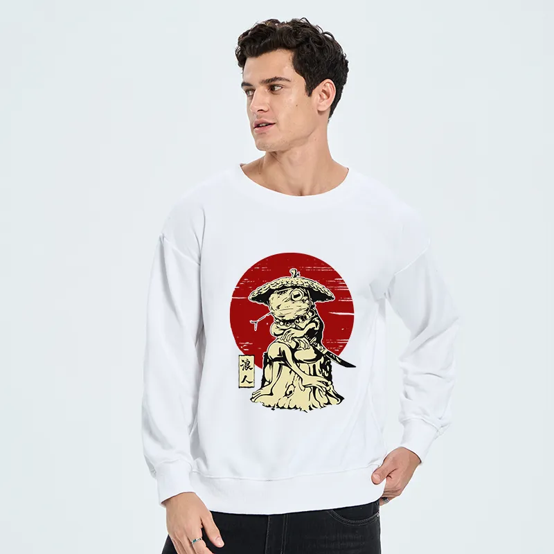 Tokyo-Tiger Rounin Japanese Frog Samurai Sweatshirt