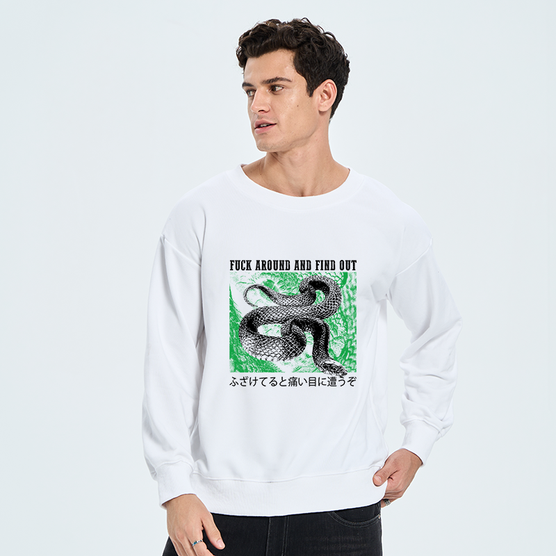 Tokyo-Tiger Cold And Heartless Snake Sweatshirt