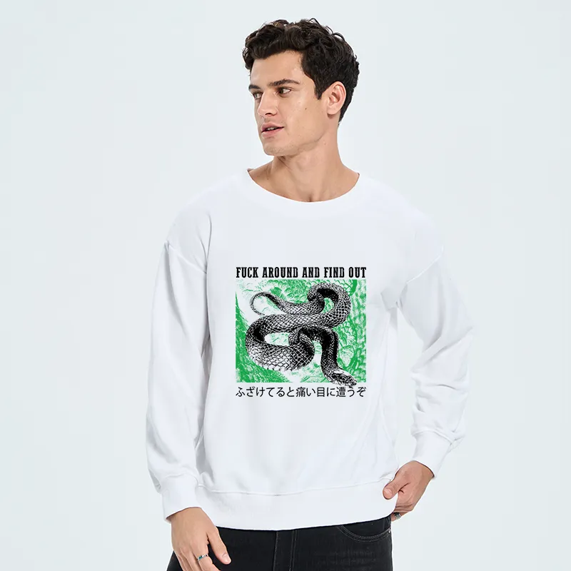 Tokyo-Tiger Cold And Heartless Snake Sweatshirt