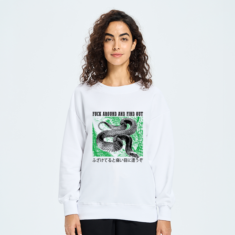 Tokyo-Tiger Cold And Heartless Snake Sweatshirt