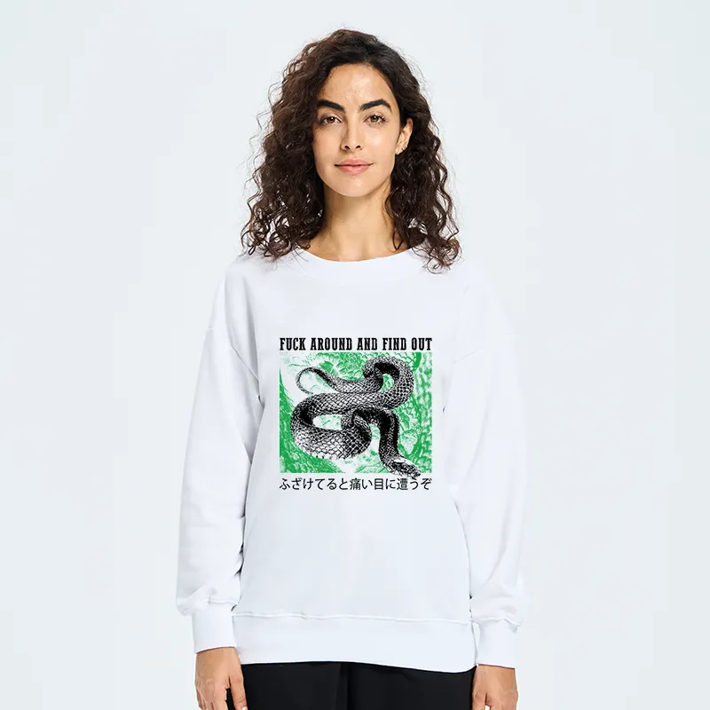 Tokyo-Tiger Cold And Heartless Snake Sweatshirt