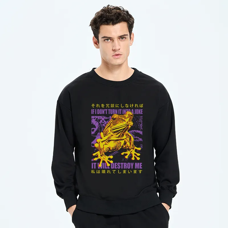 Tokyo-Tiger A Frog Prone To Emotional Breakdown Sweatshirt