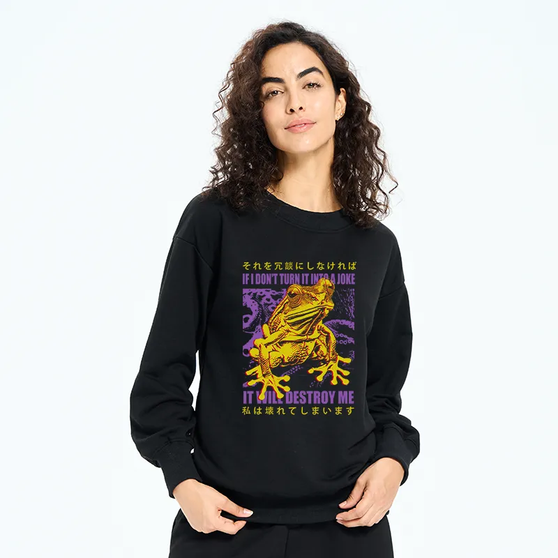 Tokyo-Tiger A Frog Prone To Emotional Breakdown Sweatshirt