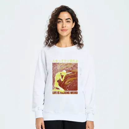 Tokyo-Tiger Skeleton Life is Fu Sweatshirt