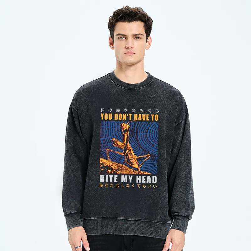 Tokyo-Tiger You Don't Have To Washed Sweatshirt